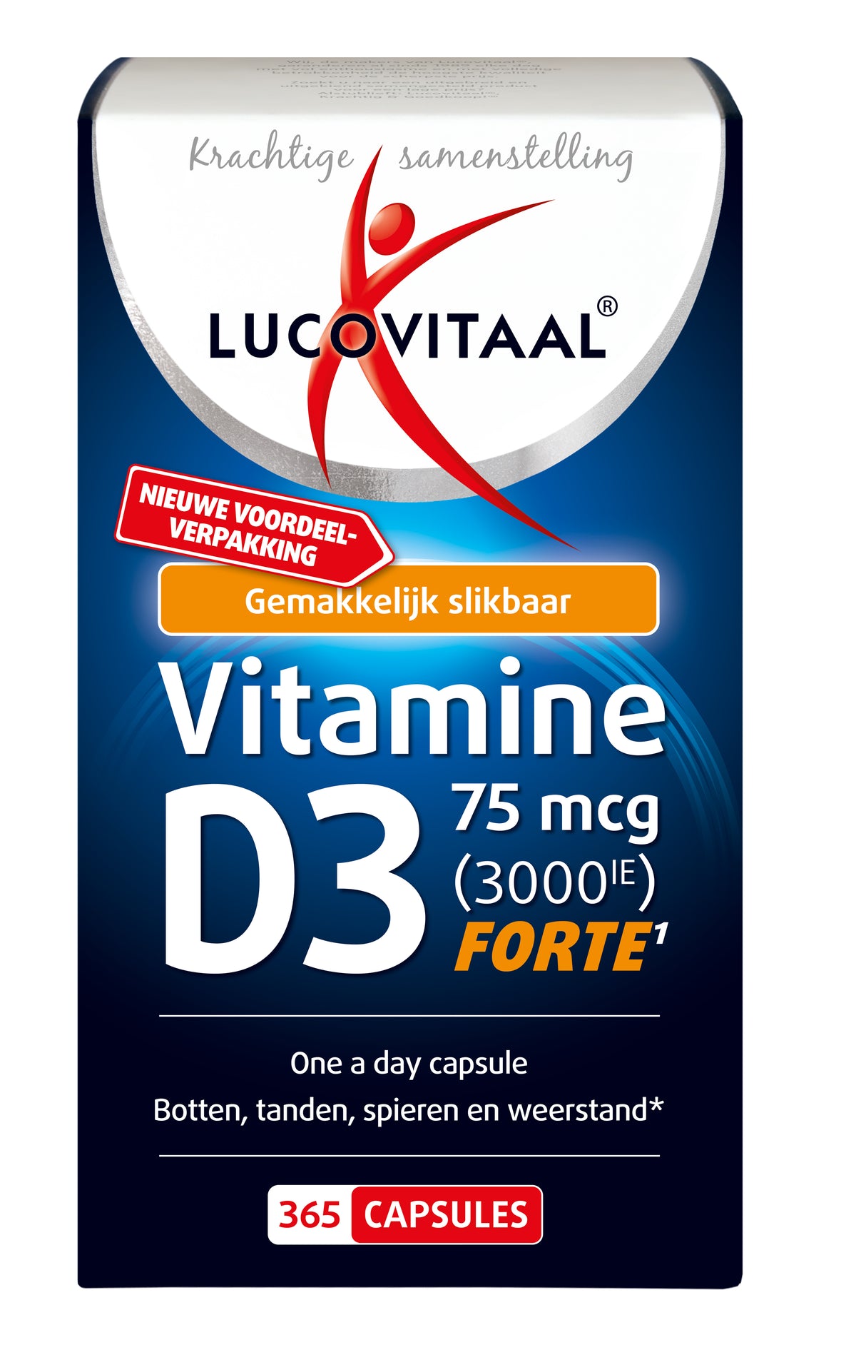Lucovitaal Vitamine D3 75mcg 3000IE 365.00 Capsules