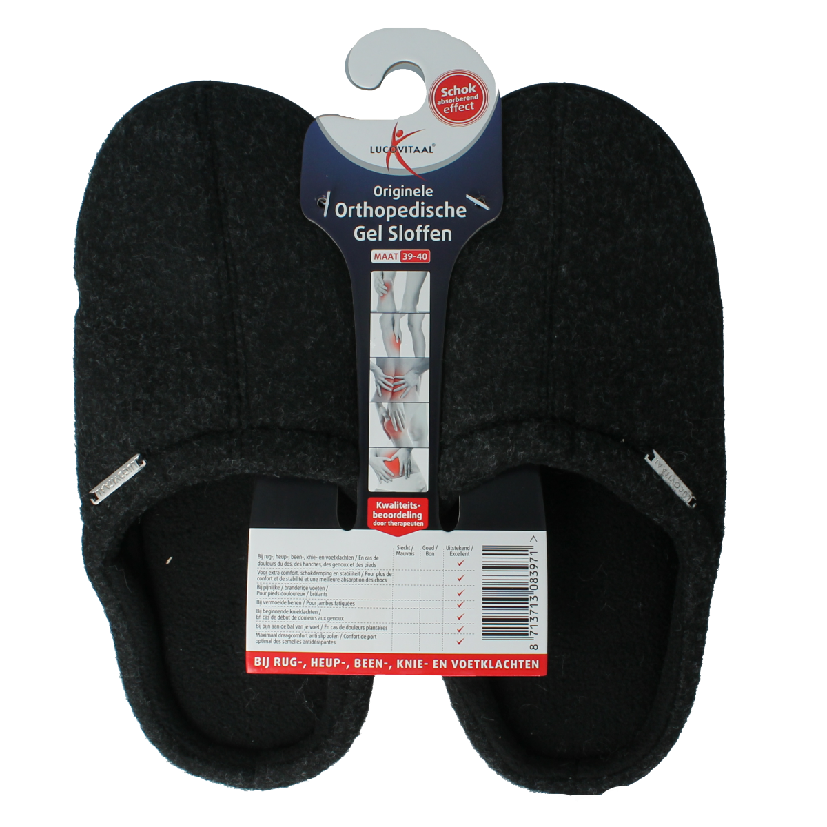 Lucovitaal Ortho gelsloffen 39-40 hanger 1.00 Paar