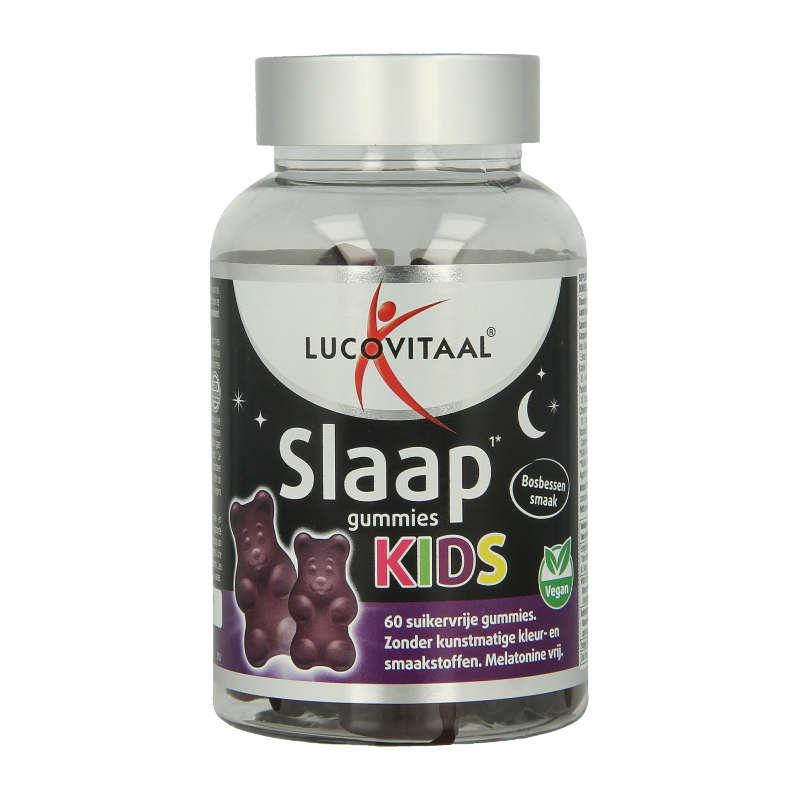 Lucovitaal Slaap gummies kids bosbes vega 60 Gummies