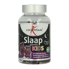 Lucovitaal Slaap gummies kids bosbes vega 60 Gummies