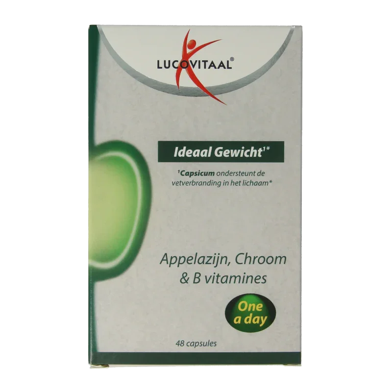 Lucovitaal Ideaal gewicht appelazijn 48 Capsules