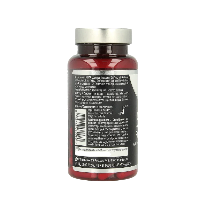 Lucovitaal 5-HTP puur 250mg vegan  60 Capsules
