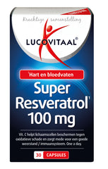 Lucovitaal Super resveratrol 30.00 Capsules
