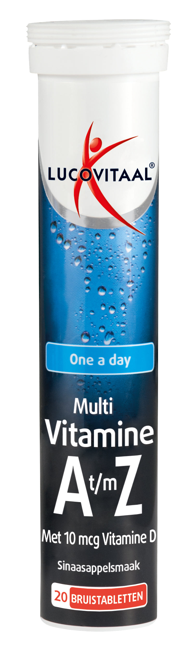 Lucovitaal Multi A t/m Z sinaasappelsmaak 20 Bruistabletten