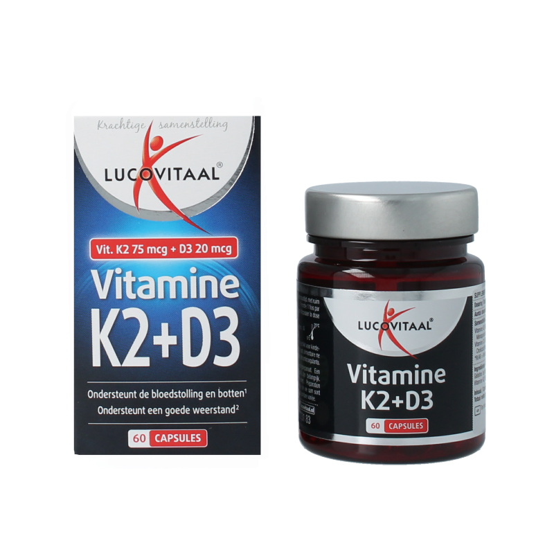 Lucovitaal Vitamine K2 + D3 60 Capsules