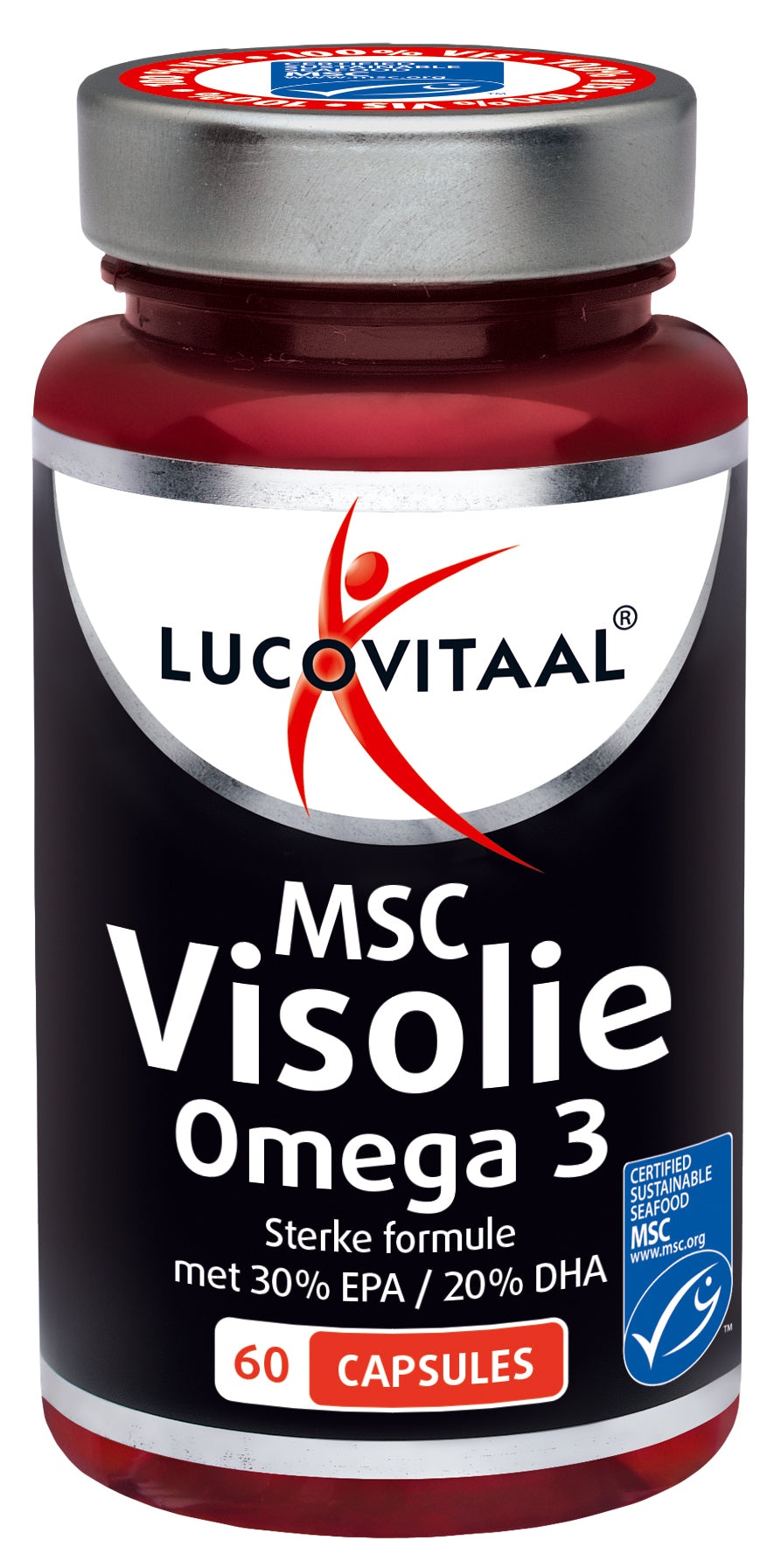 Lucovitaal MSC visolie omega 3 60 Capsules