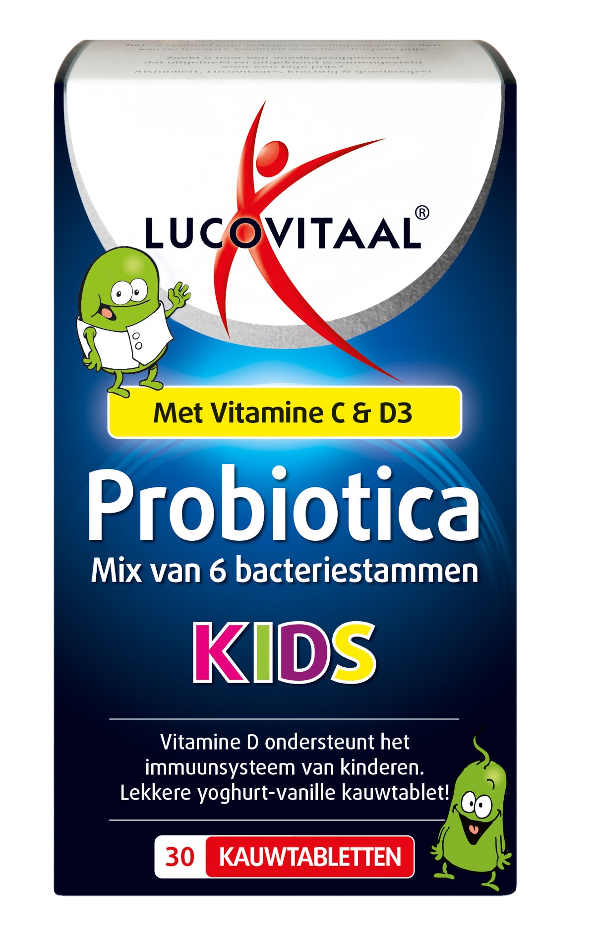 Lucovitaal Probiotica kids 30 Kauwtabletten