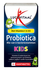 Lucovitaal Probiotica kids 30 Kauwtabletten
