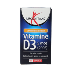 Lucovitaal D3 Vitamine 100% 100.00 Capsules