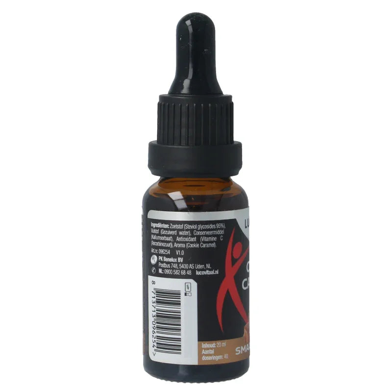 Lucovitaal Smaak druppels cookie caramel 20 Milliliter