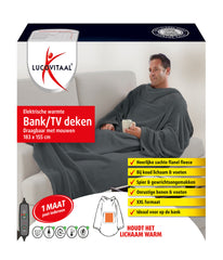 Lucovitaal Electrische warmte bank/TV deken 1 Paar