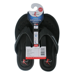 Lucovitaal Orthopedische slipper 37-38 zwart 1 Paar