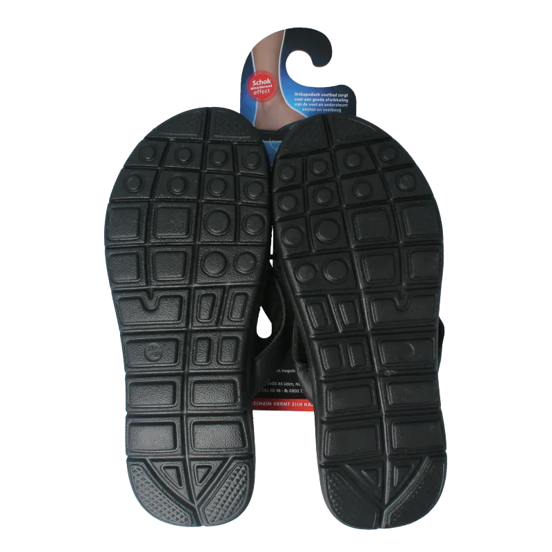 Lucovitaal Orthopedische slipper 37-38 zwart 1 Paar