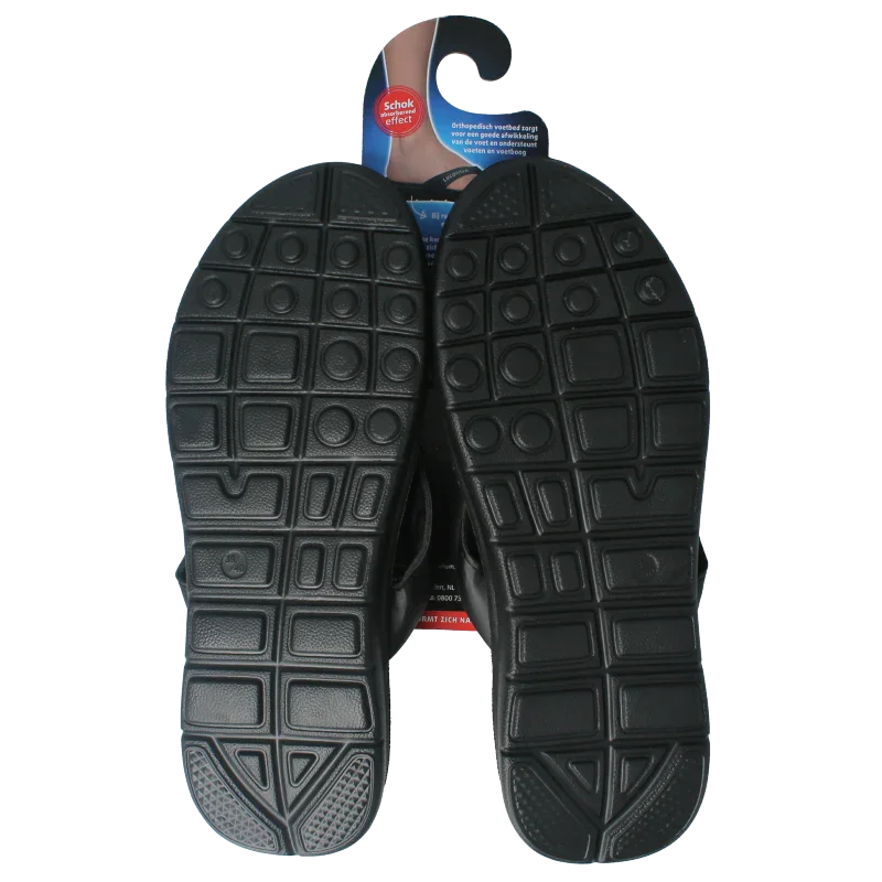 Lucovitaal Orthopedische slipper 39-40 zwart 1 Paar