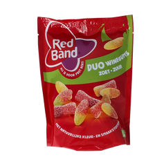 Red Band Winegums duo zoet zuur 215 Gram