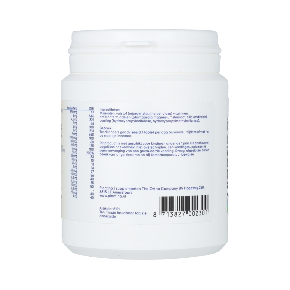 Plantina Multi junior 150.00 Tabletten