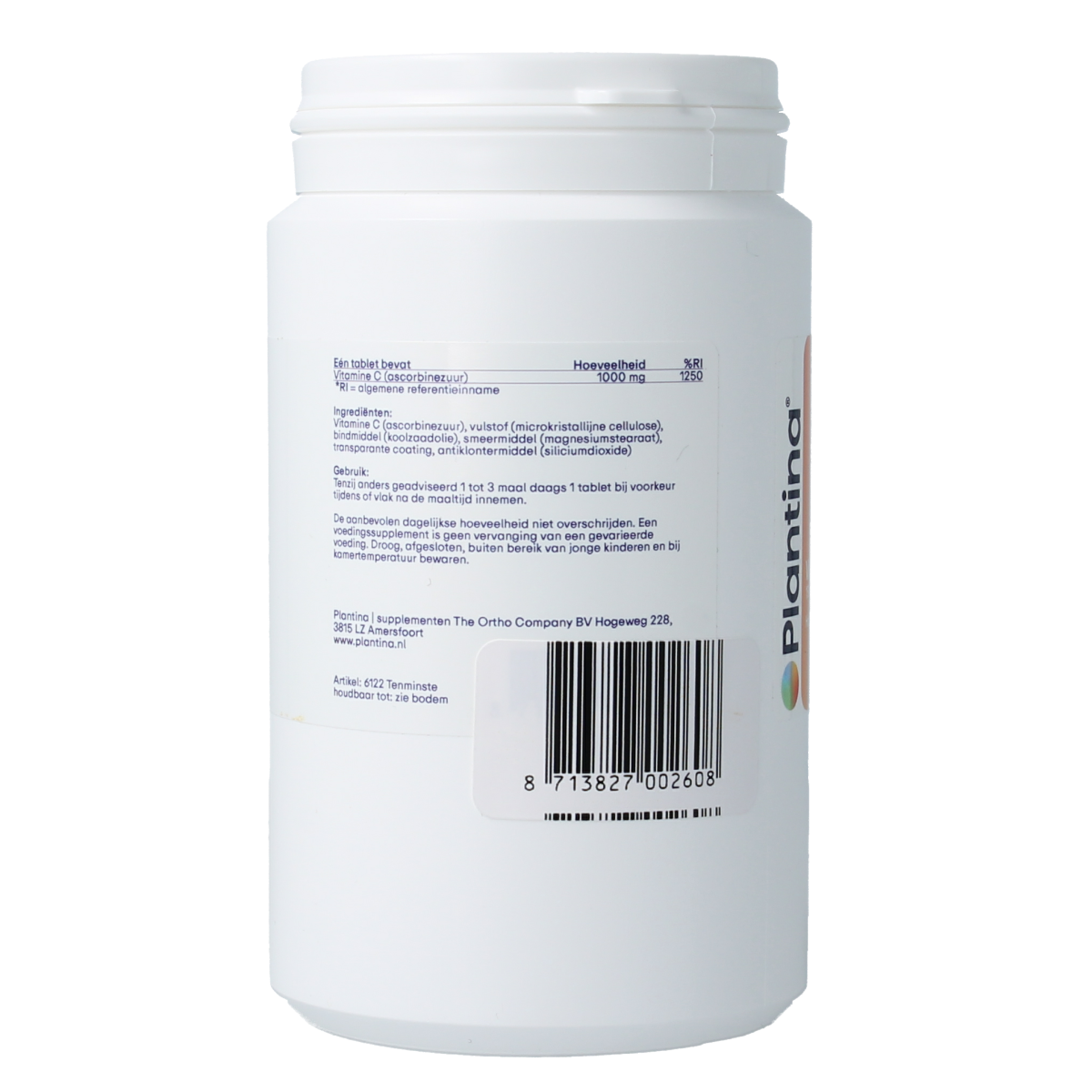 Plantina Vitamine C1000mg 150.00 Tabletten