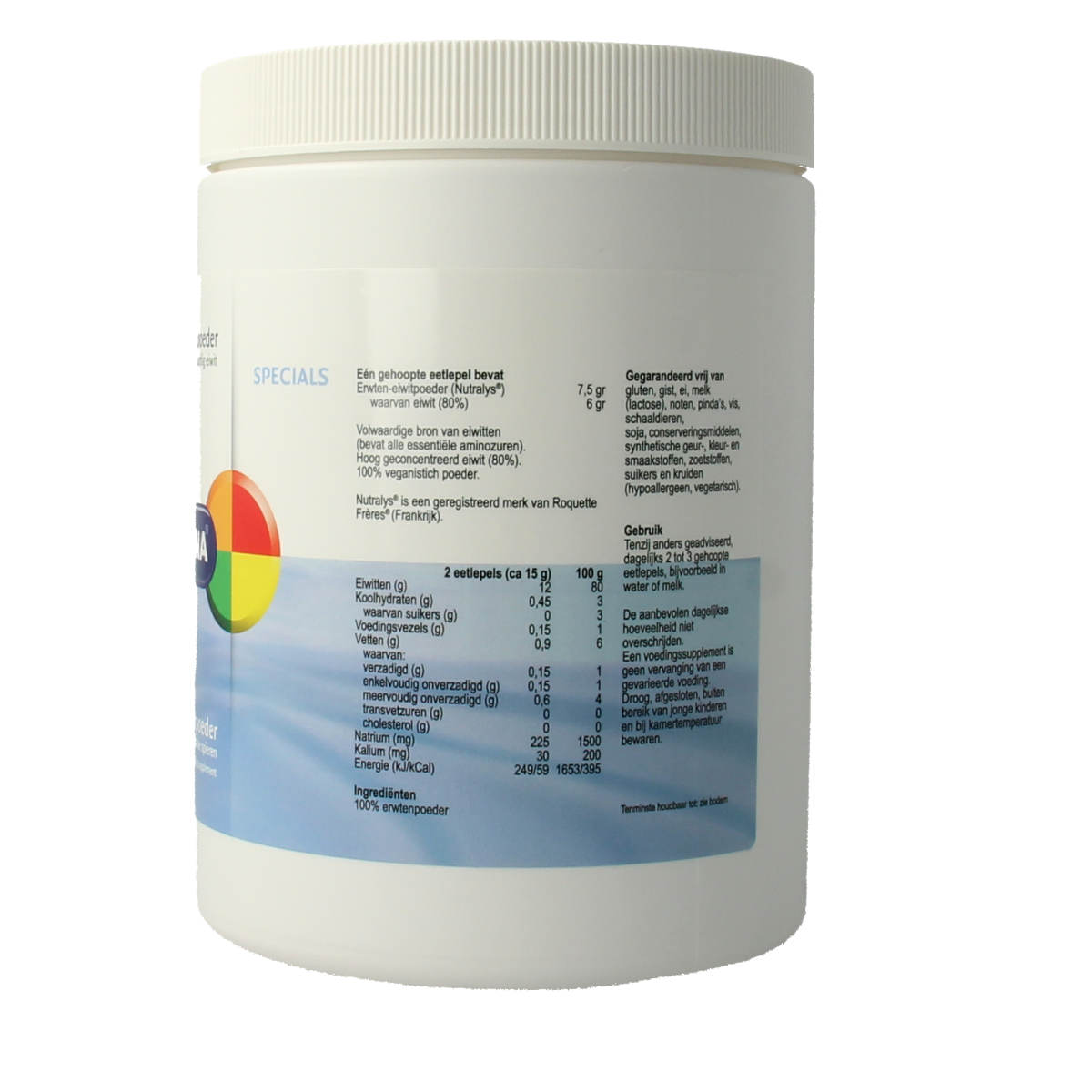 Plantina Erwten eiwit poeder 400.00 Gram