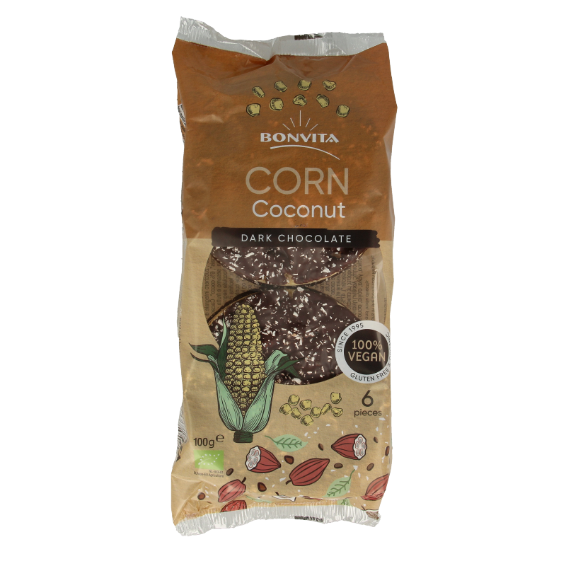 Bonvita Premium coco maiswafel bio 100 Gram
