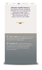 Minami MorEPA platinum + vitamine D3 60.00 Softgels