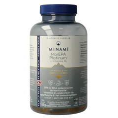 Minami MorEPA platinum + vitamine D3 120 Softgels