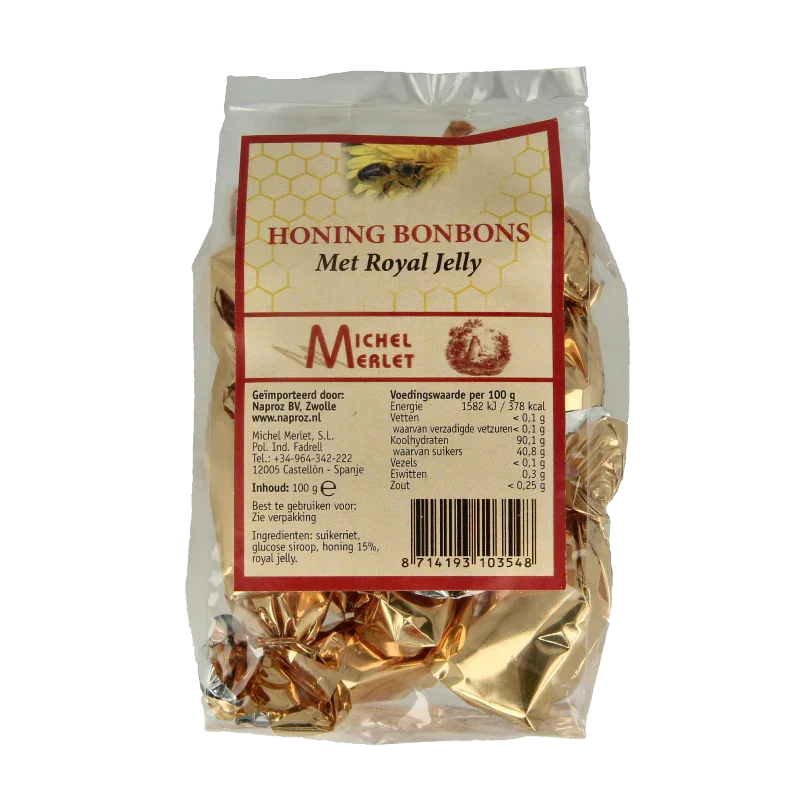 Michel Merlet Honing bonbons royal jelly  100 Gram