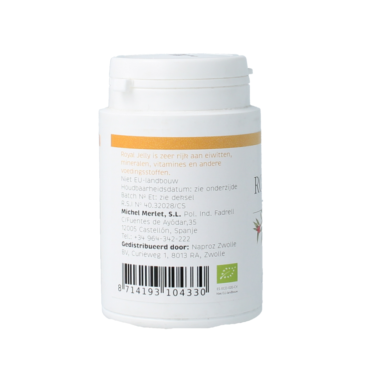 Michel Merlet Royal jelly bio  60.00 Capsules