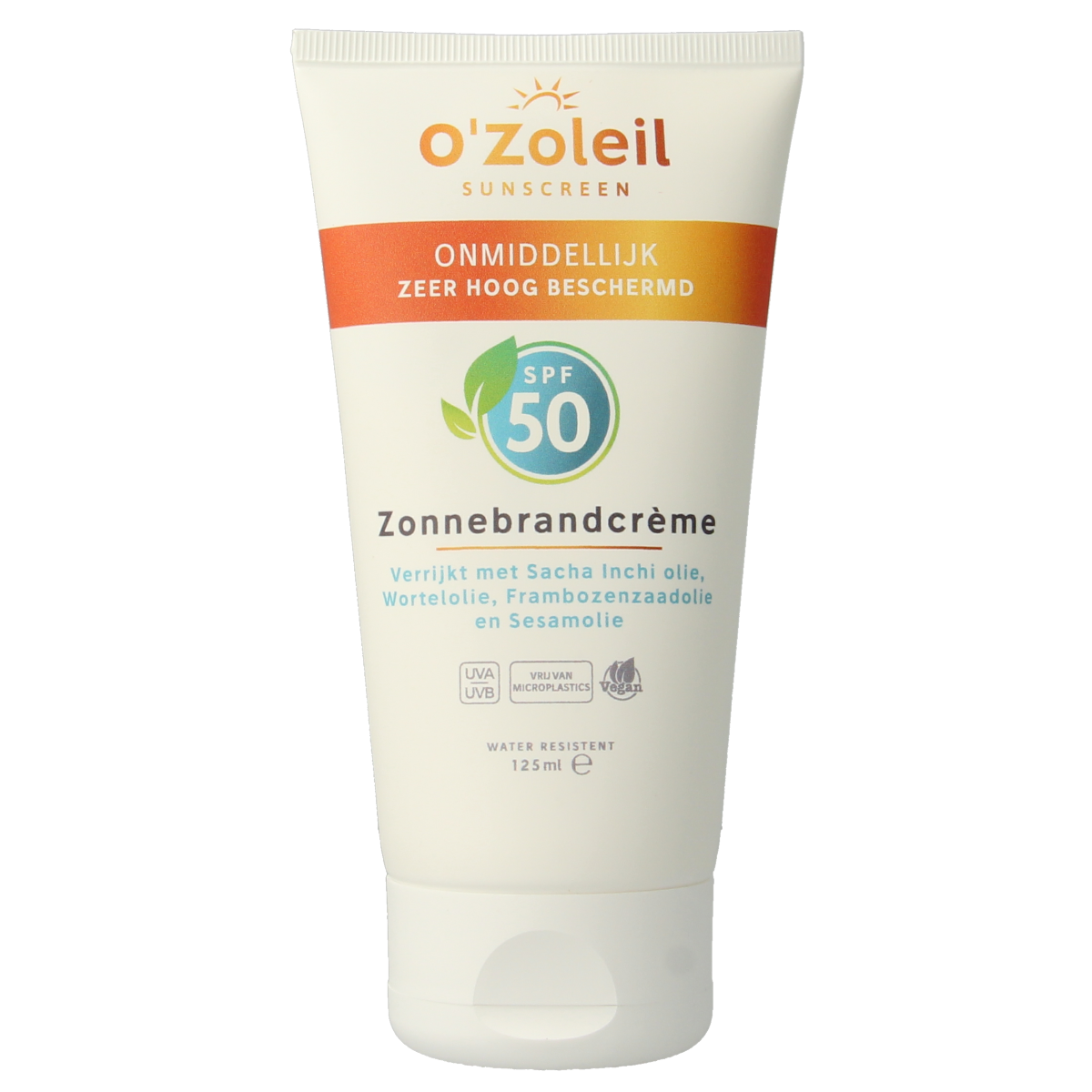 O' Zoleil Zonnebrandcreme SPF50 125.00 Milliliter