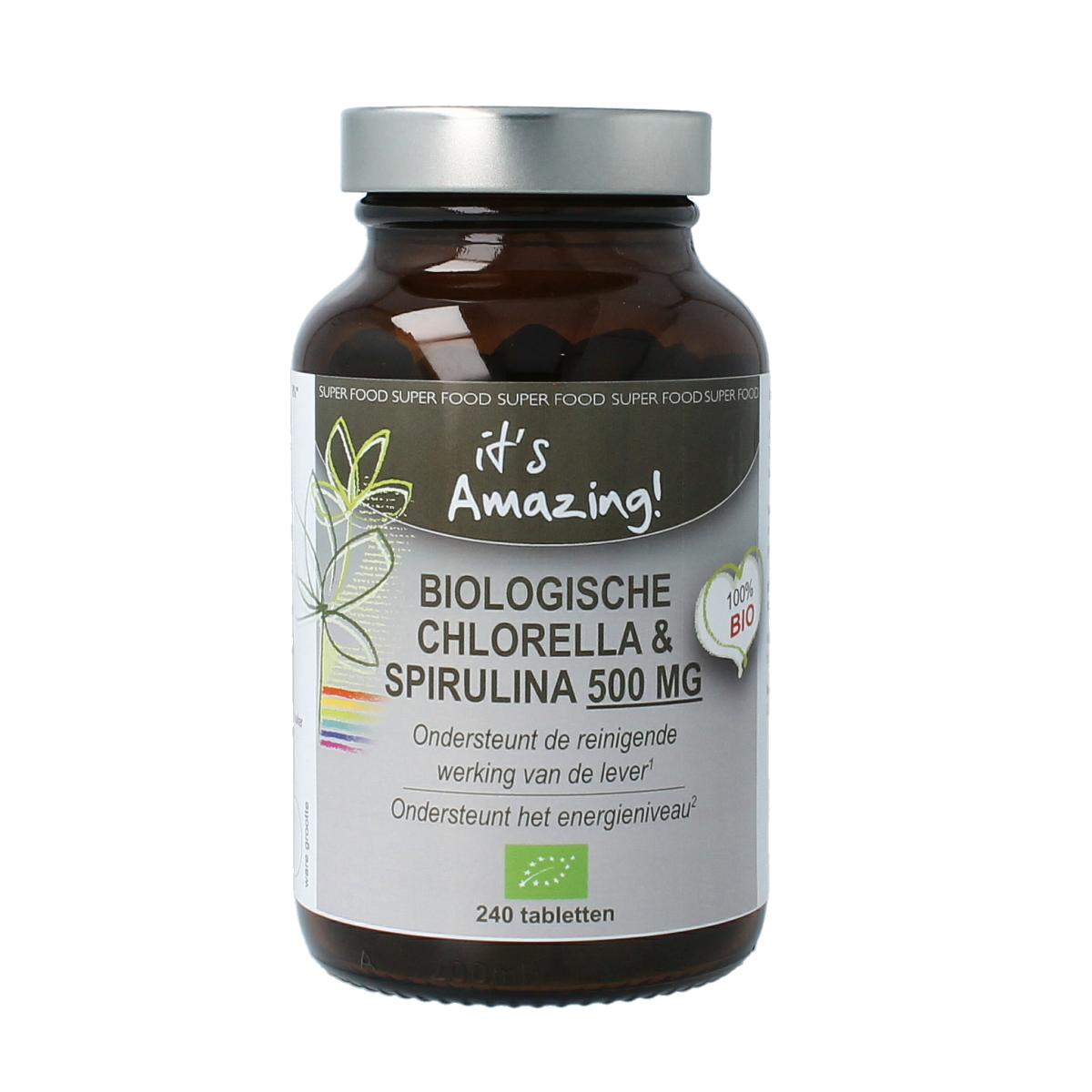 It's Amazing Spirulina & chlorella bio 240.00 Tabletten