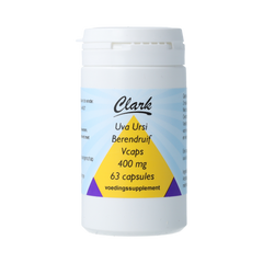 Clark Uva ursi 400mg 63.00 Vegetarische capsules
