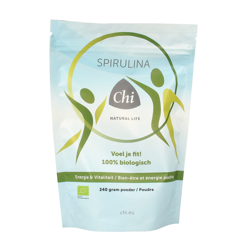 Chi Spirulina poeder bio 240 Gram