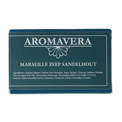 Aroma Vera Marseillezeep santal/sandelhout bio 125 Gram