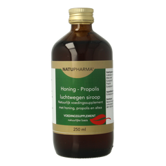 Natupharma Honing luchtwegensiroop 250.00 Milliliter