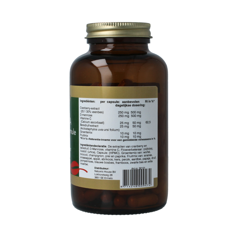 Natupharma Candira cranberry formule 120 Capsules