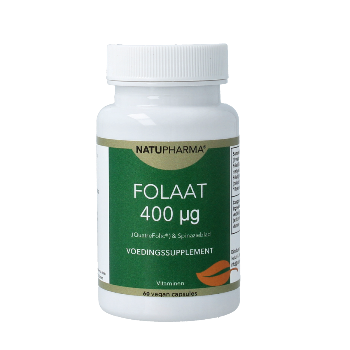 Natupharma Folaat 400ug quatrefolic 60.00 Stuks