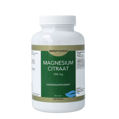 Natupharma Magnesium citraat 200mg 100.00 Tabletten