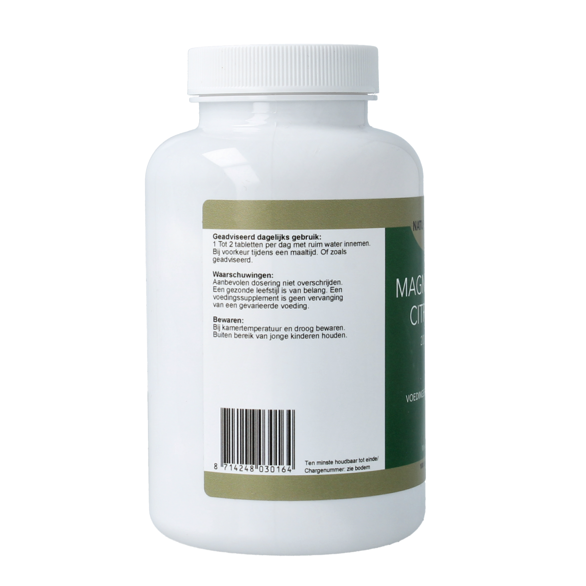 Natupharma Magnesium citraat 200mg 100.00 Tabletten