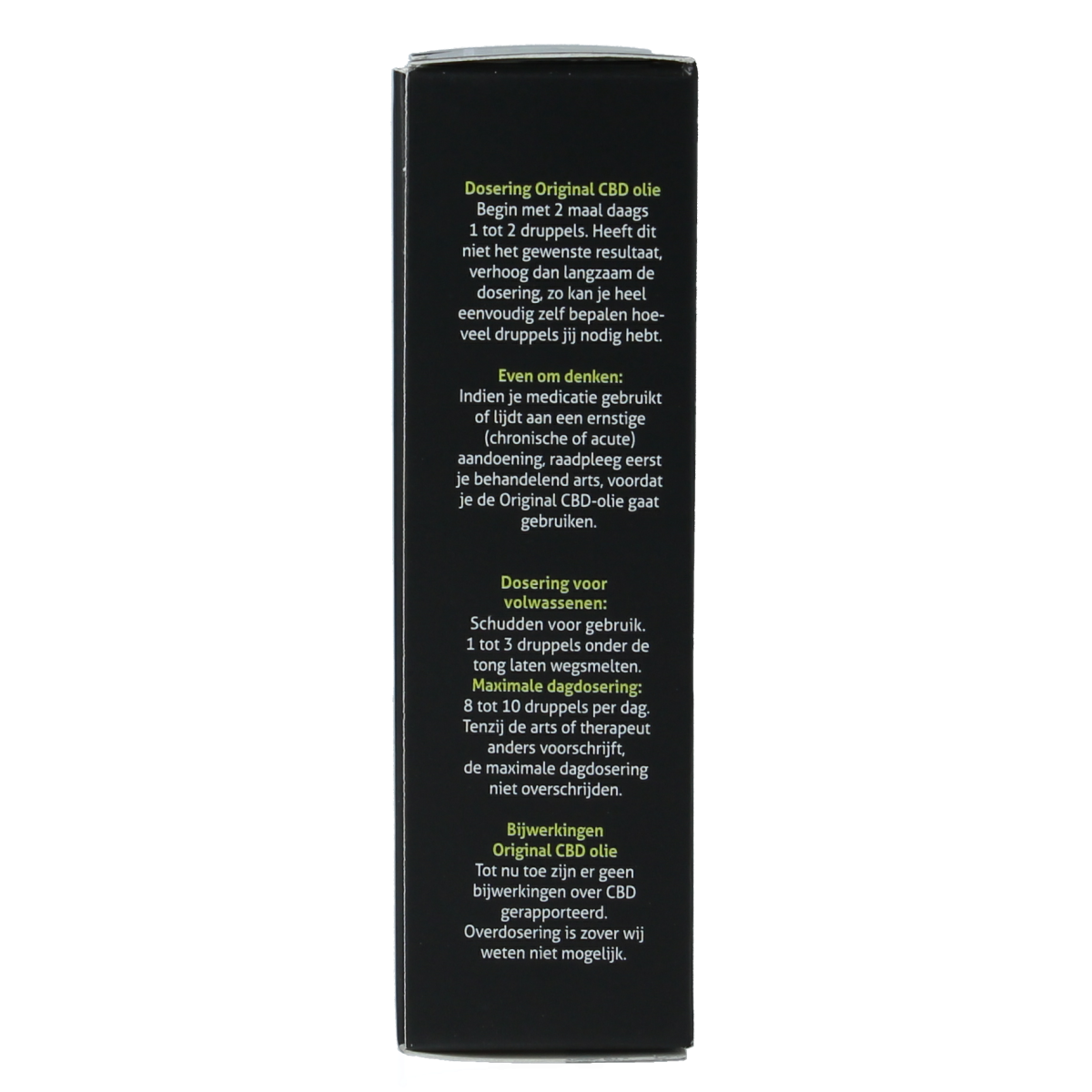 CBD Original CBD olie 10% 10.00 Milliliter