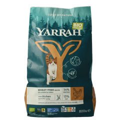Yarrah Kattenvoer wheat-free met kip bio 800.00 Gram