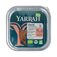 Yarrah Yarrah BIO Dog Paté with Salmon & Seaweed 150g 150.00 Gram