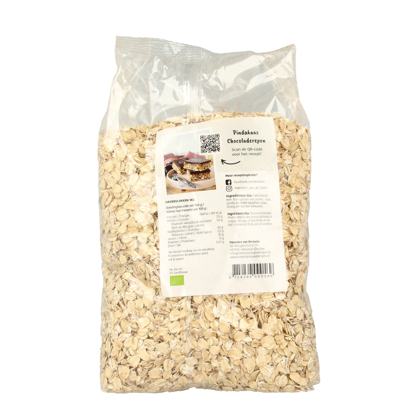 De Halm Havervlokken bio 1 Kilogram