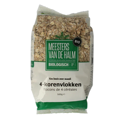 De Halm 4-Korenvlokken bio 500 Gram