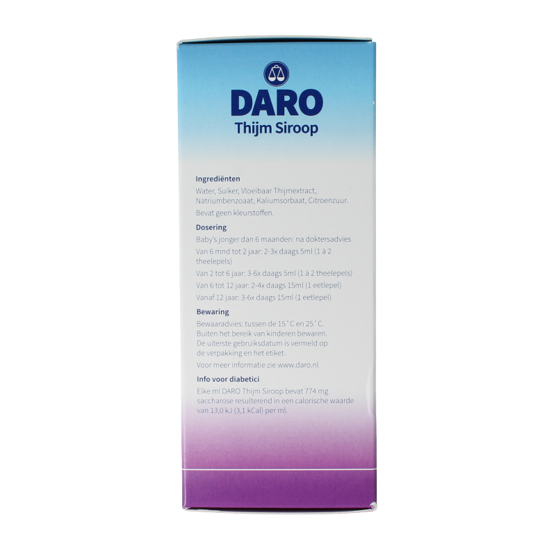 Daro Thijmsiroop 200 Milliliter