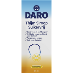 Daro Thijmsiroop suikervrij 200 Milliliter