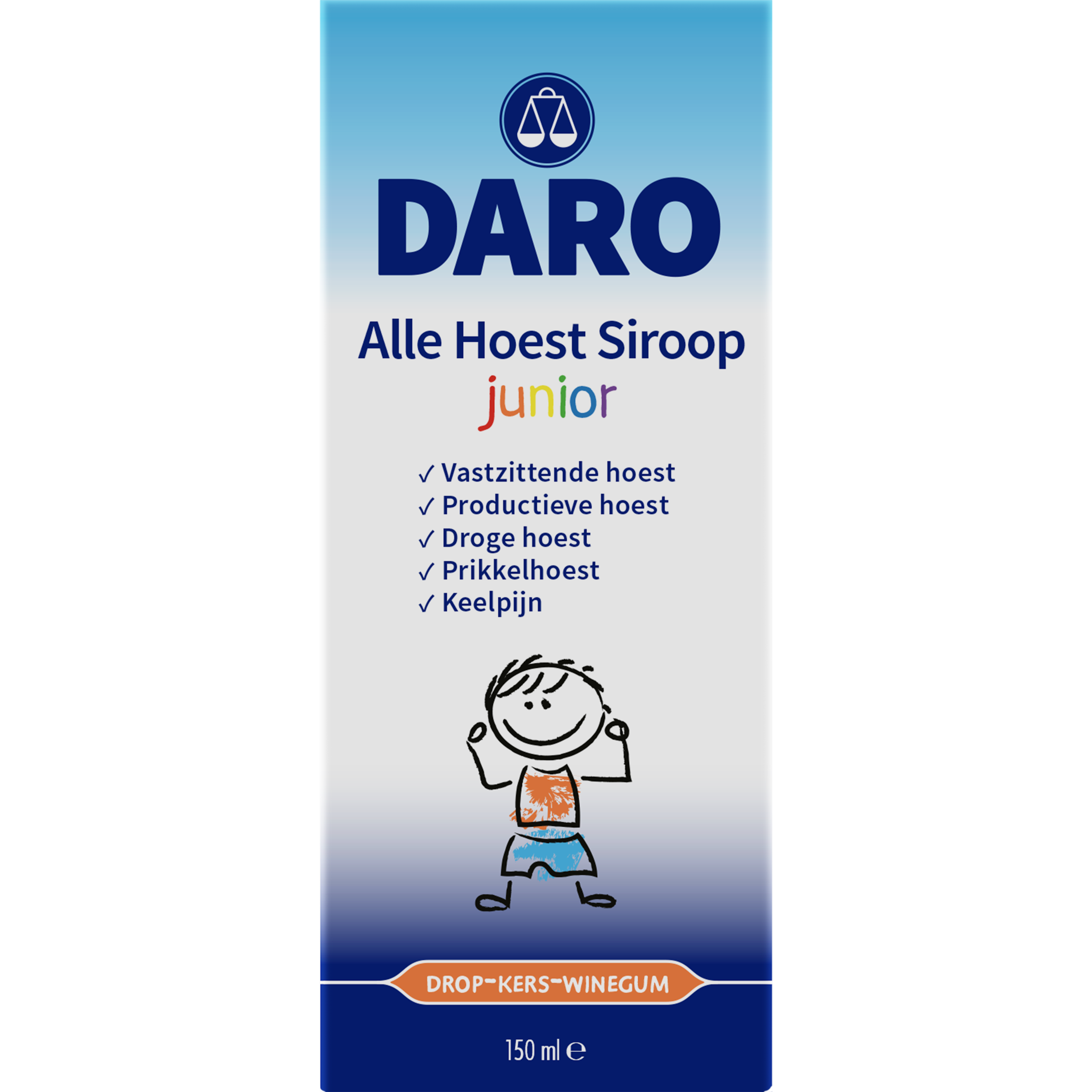 Daro Alle hoest siroop junior 150 Milliliter