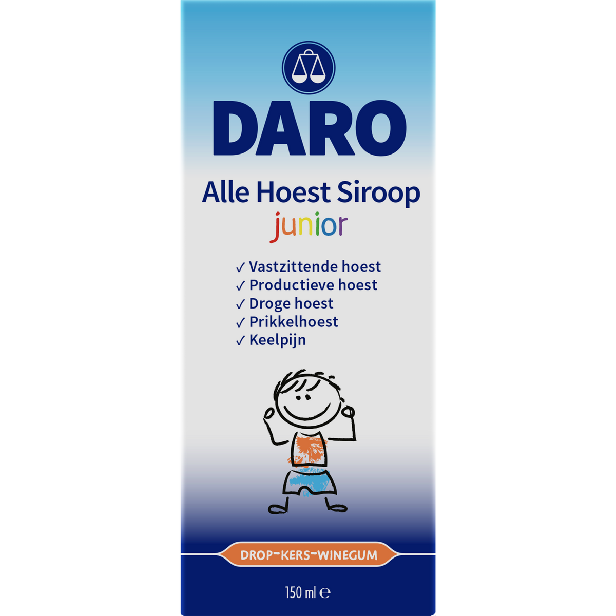 Daro Alle hoest siroop junior 150 Milliliter