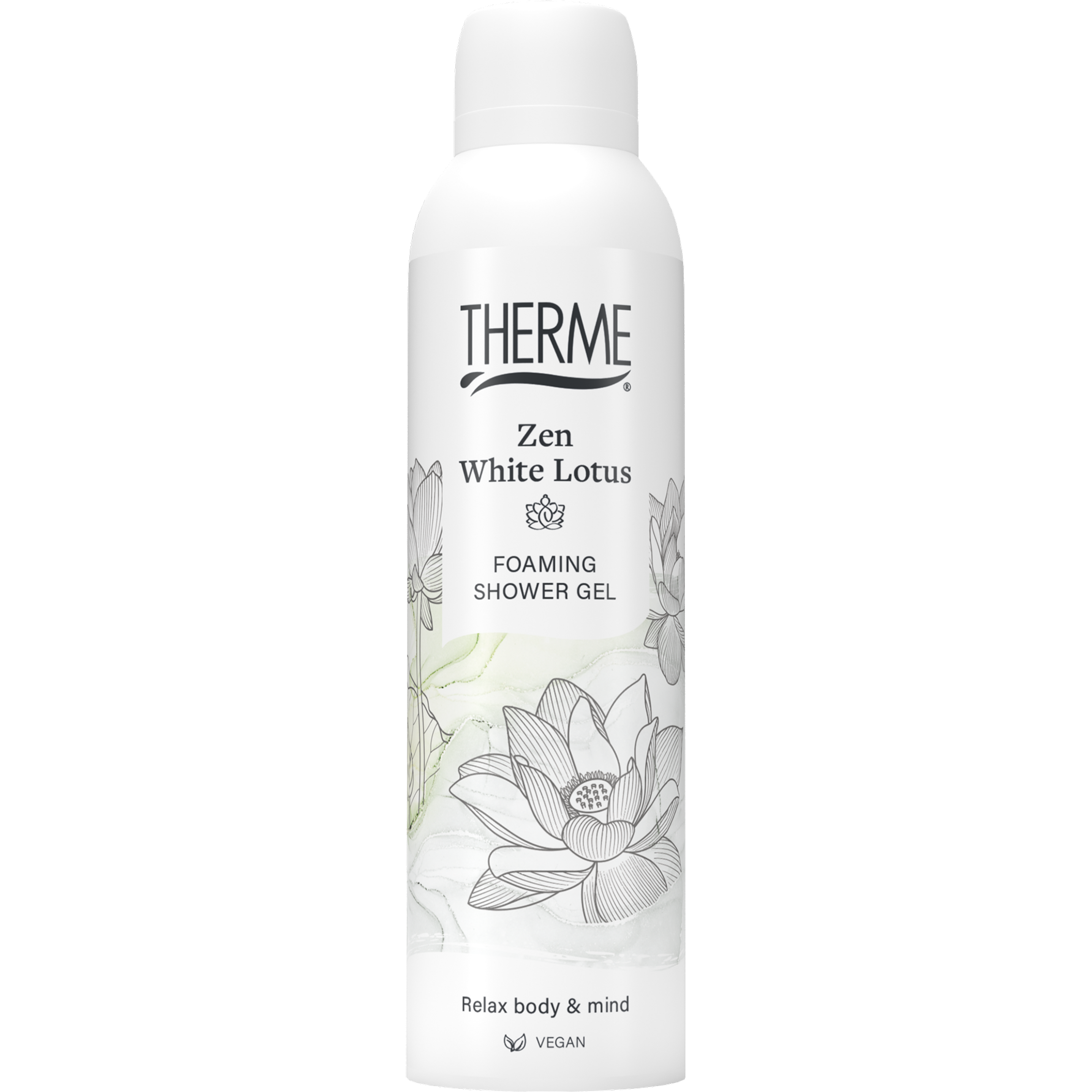 Therme Zen white lotus foaming showergel 200 Milliliter