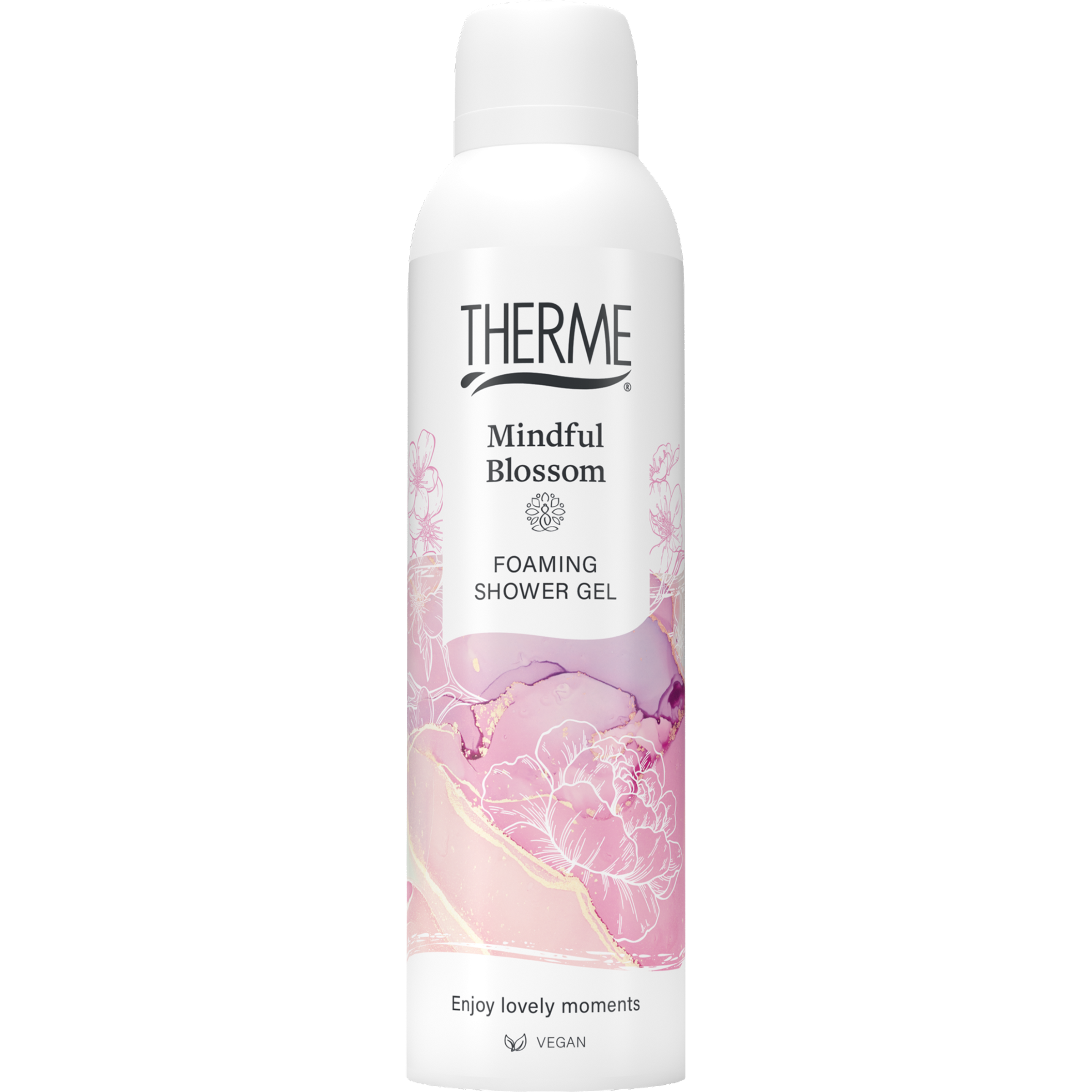 Therme Mindful blossom foaming showergel 200.00 Milliliter