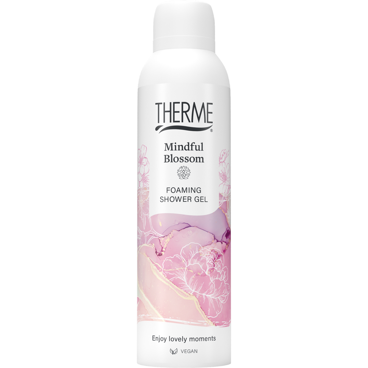 Therme Mindful blossom foaming showergel 200.00 Milliliter
