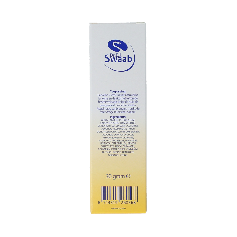 Dr. Swaab Lanoline creme 30 Gram